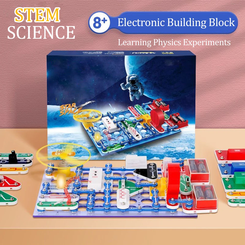 

Электронные строительные блоки, игрушки для детей, цепь для студентов, подарок, детские игрушки Stem, научный набор для детей, эксперименты по физике
