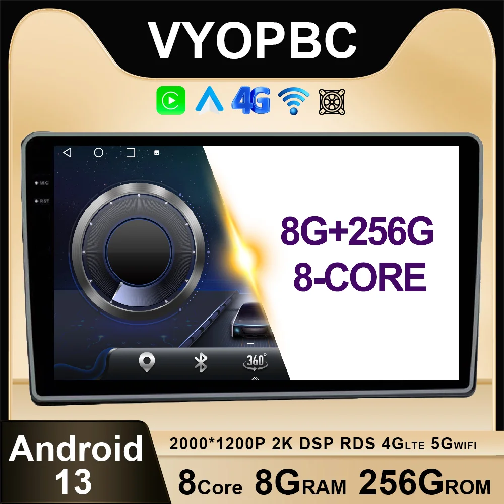 

Автомагнитола на Android 13 для Buick GL8 2004-2007, стерео, 2din, видео, DSP, RDS, мультимедиа, QLED, навигация, GPS, BT, Wi-Fi, Авторадио