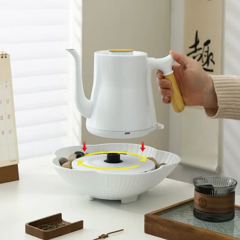 Электрический чайник 1350 Вт бытовой с быстрым кипячением кофейник длинным