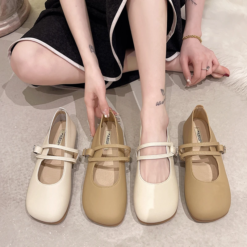 

Elegant Casual Woman Shoe Modis Round Toe All-Match Shallow Mouth Slip-on Female Footwear Comfortable 2022 Slip On New Moccasin