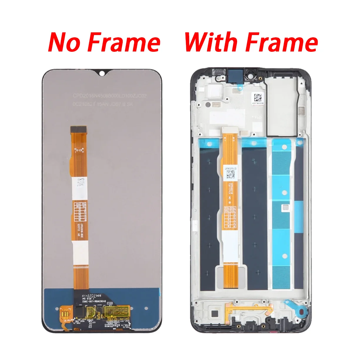 6 51-дюймовый TFT ЖК-дисплей Для Vivo Y16 V2204 V2214 Емкостный Сенсорный Дигитайзер В Сборе С