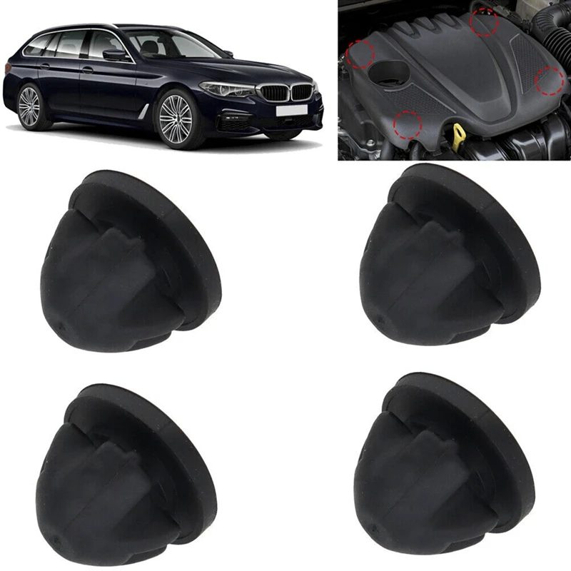 100 шт. резиновое Крепление на крышку двигателя автомобиля втулка ограничитель