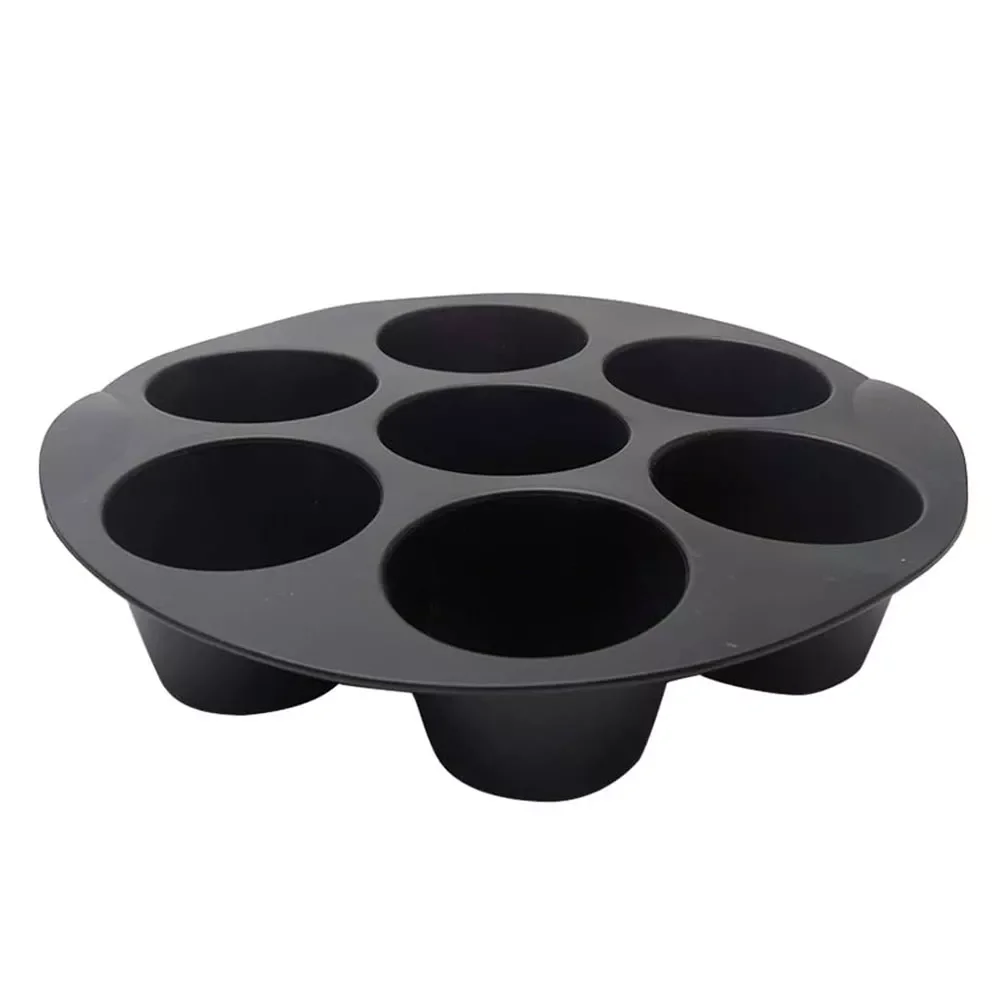 

Even Silicone Non-Stick Muffin Cake Cups for 3.5-5.8 L Air Fryer Accessories Tray Baking Mould Chocolate Universal Cake Cup