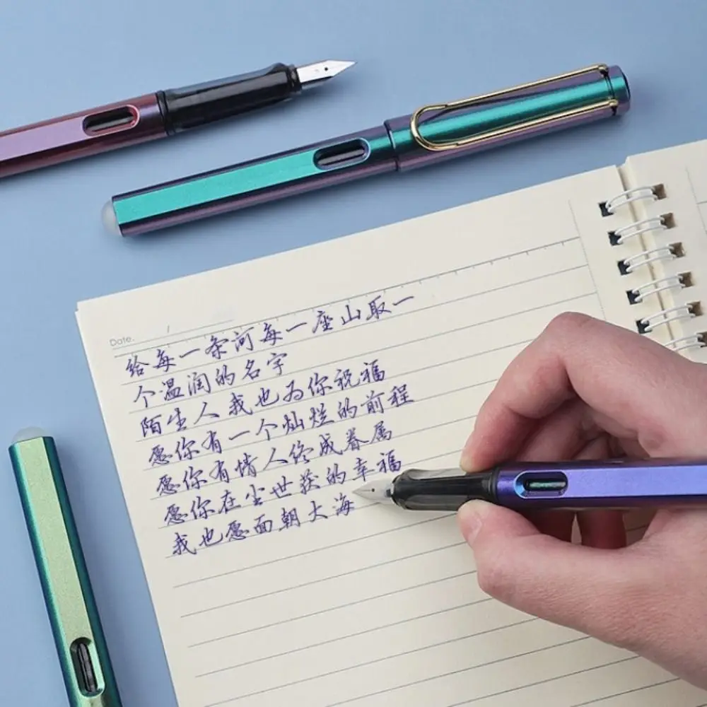 

Supplies Replaceable Ink Capsule Thermal Erasable Fountain Pen Writing Supplies Calligraphy Pen Magic Erasable Pen