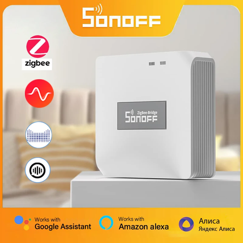 

SONOFF ZBBridge Pro Smart Zigbee Bridge-P Remotely Control ZigBee And Wi-Fi Devices On EWeLink APP Works With Alexa Google Home