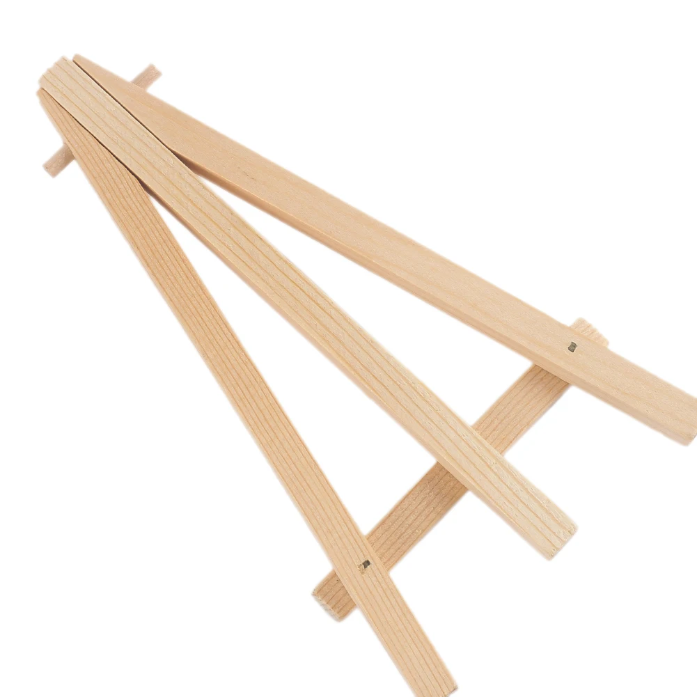 3 шт. мини деревянный мольберт треугольный дисплей подставка для дома