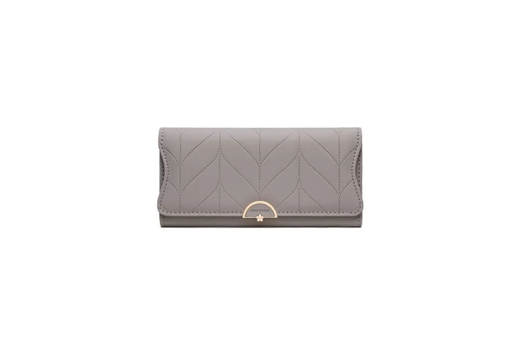 New women's Long Wallet fashion buckle Pu handbag wallet coin purse