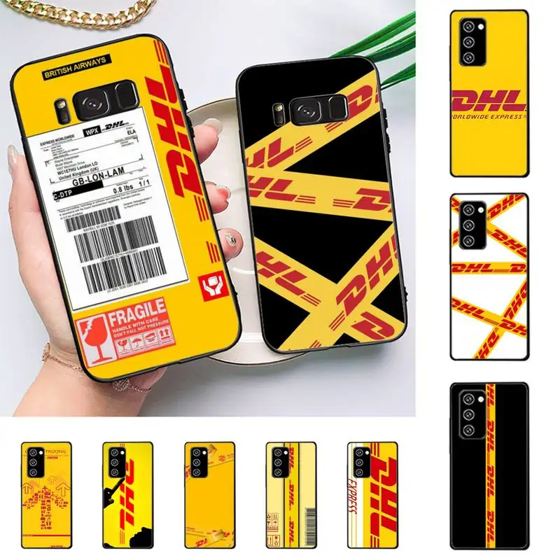 

DHL 50th Anniversary Edition Label Phone Case For Samsung Note 8 9 10 20 pro plus lite M 10 11 20 30 21 31 51 A 21 22 42 02 03