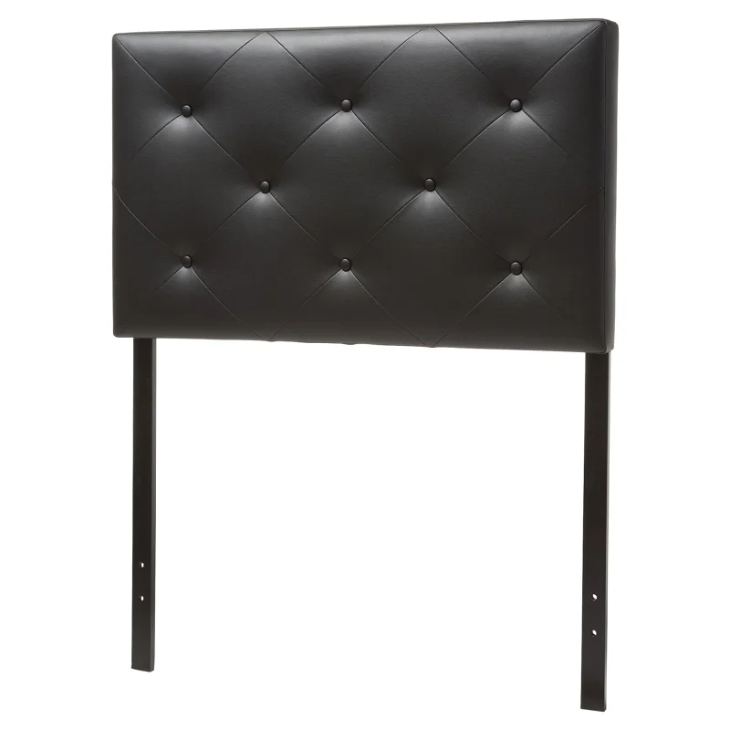 

Baxton Studio Baltimore Modern and Contemporary Full Black Faux Leather Upholstered Headboard,Wholesale Interiors