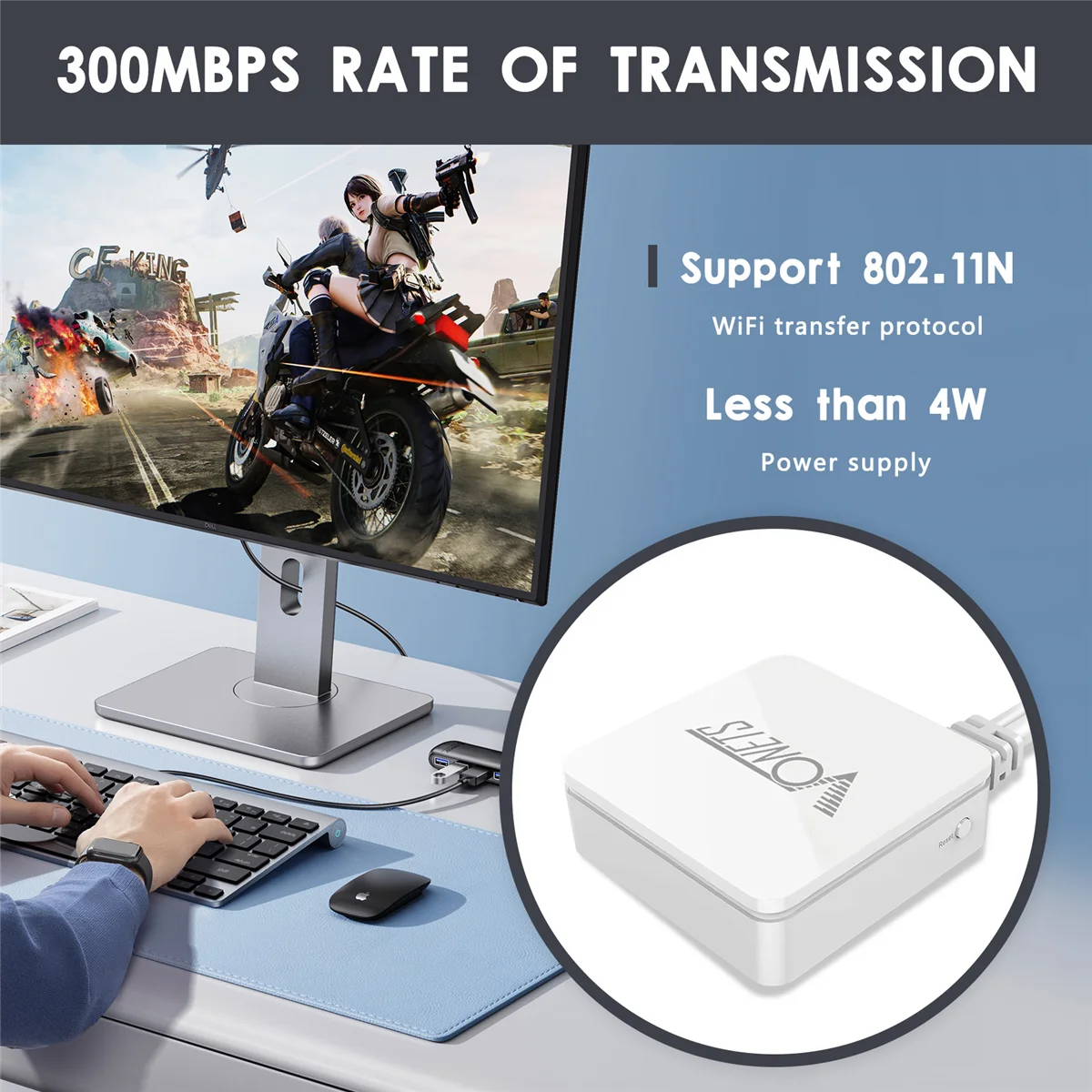 VONETS VAR11N-300 Мини-многофункциональный беспроводной портативный