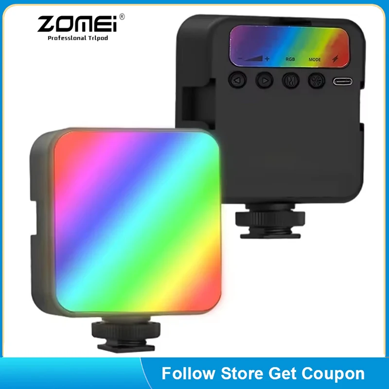 Полноцветный светодиодный RGB-светильник Minifocus 2500K-7000K 800LUX Mini Fill 3