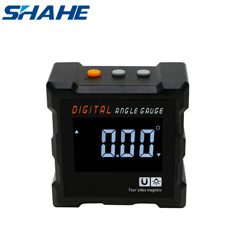 

SHAHE New Four Side Magnetic Digital Inclinometer Electronic Level And Angle Gauge Digital Protractor Angle Measuring Tools