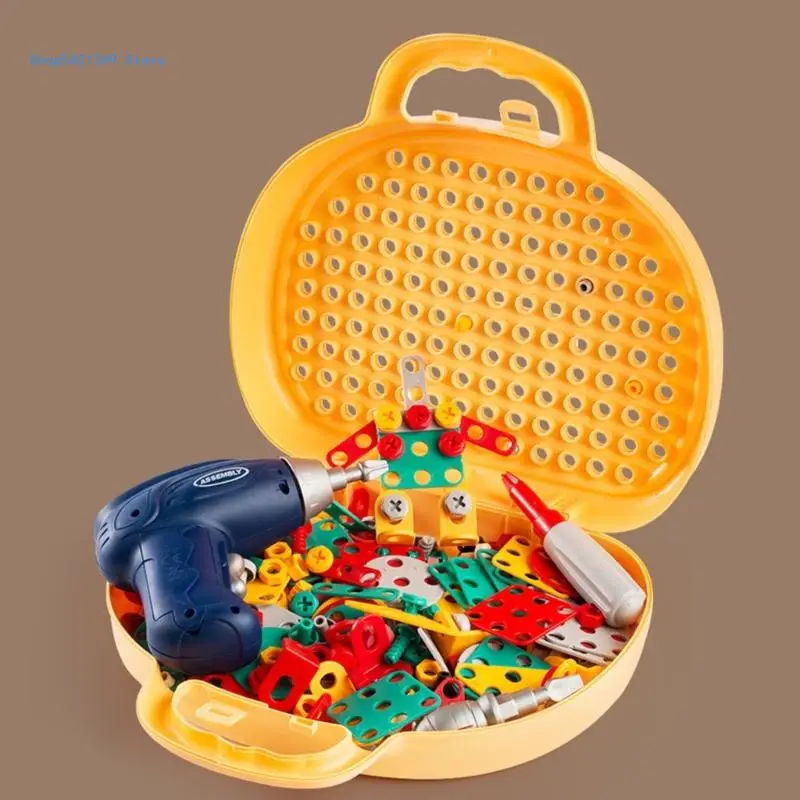Инженерный строительный набор игрушка для детей обучающая координации рук и