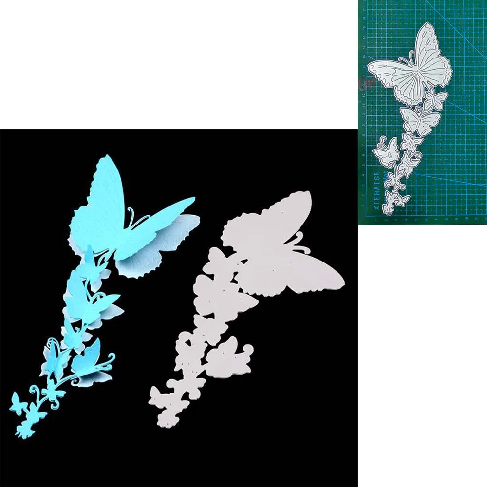 

butterfly metal cutting die is used in scrapbook handicrafts to make decoration Blade Punch Embossing Stencils