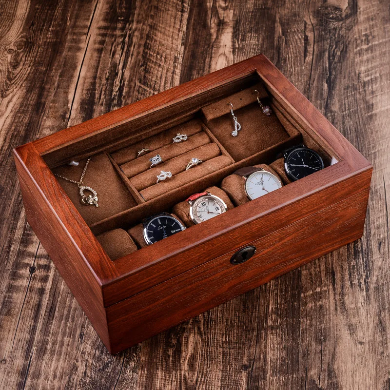 

Unqie design Wooden watch box jewelry box for men women