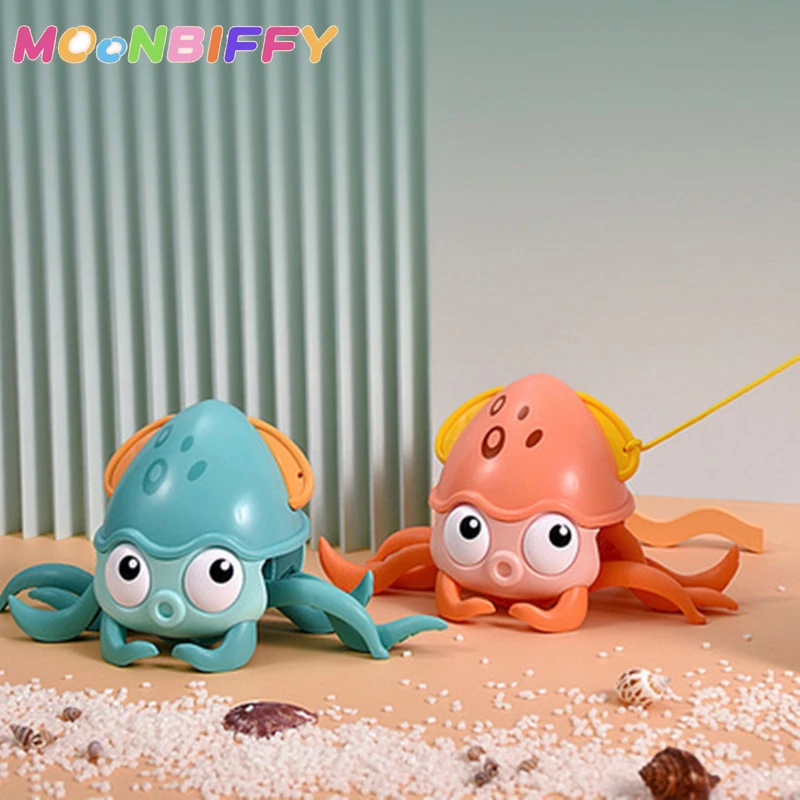 

Cute Cartoon Octopus Bath Toy Children's Water Float Sports Toy Beach Baby Water Play Toy Beach Wind Up Toys Baby Shower Toys