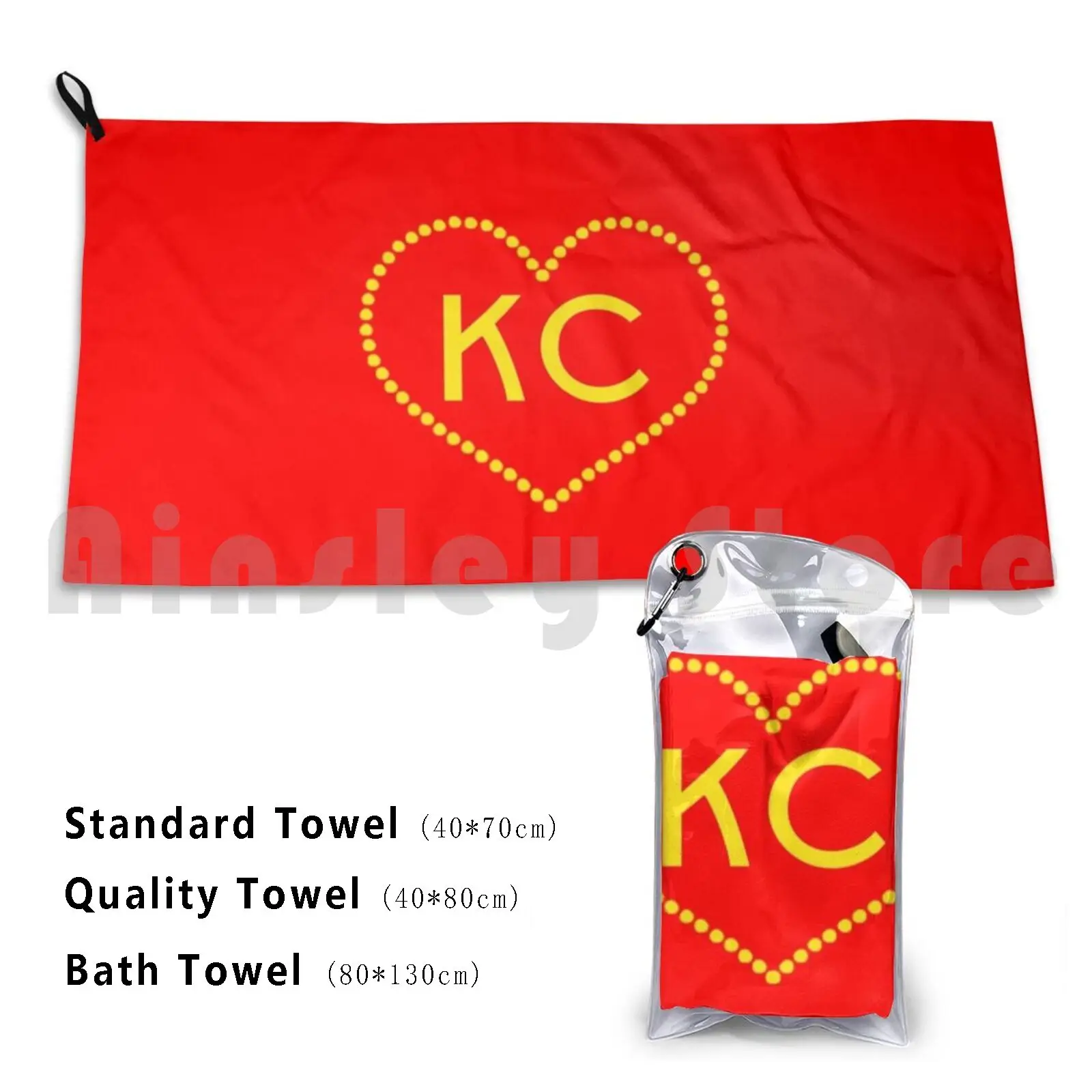 Bath Towel Chiefs Kansas City Kansas Football Missouri