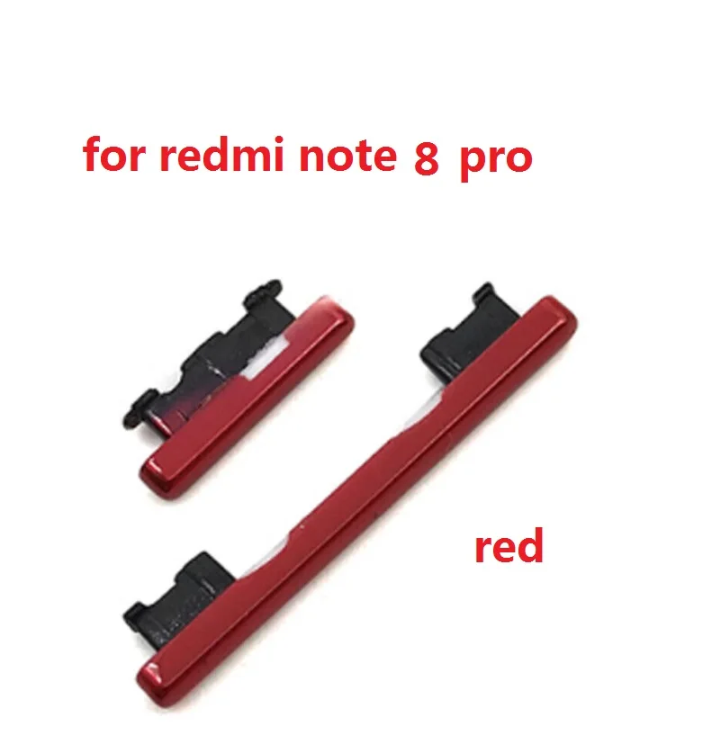 10 шт./лот новая кнопка питания + боковая громкости для Xiaomi Redmi Note 7 8 9 Pro 9S 7Pro