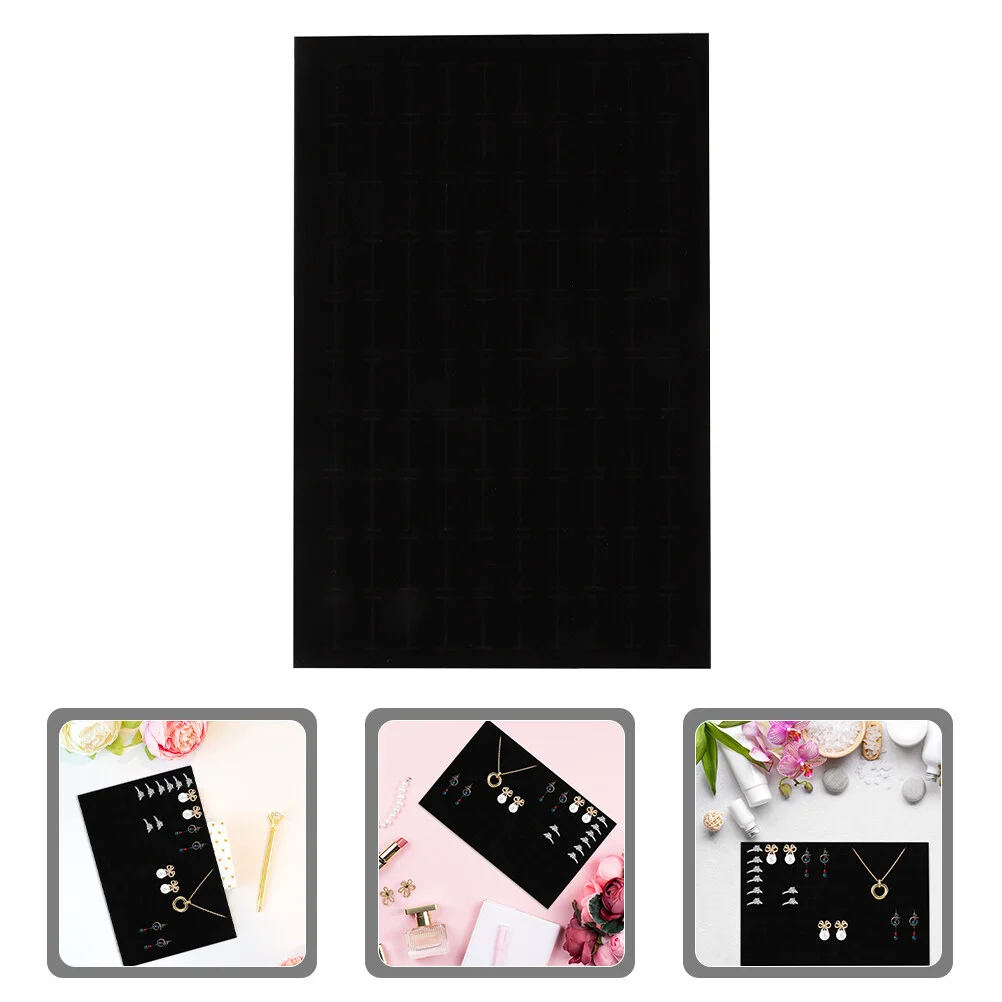 

Accessories Jewelry Sponge Insert Holder Ear Stud Pad Mat Display Tray Case Earstud
