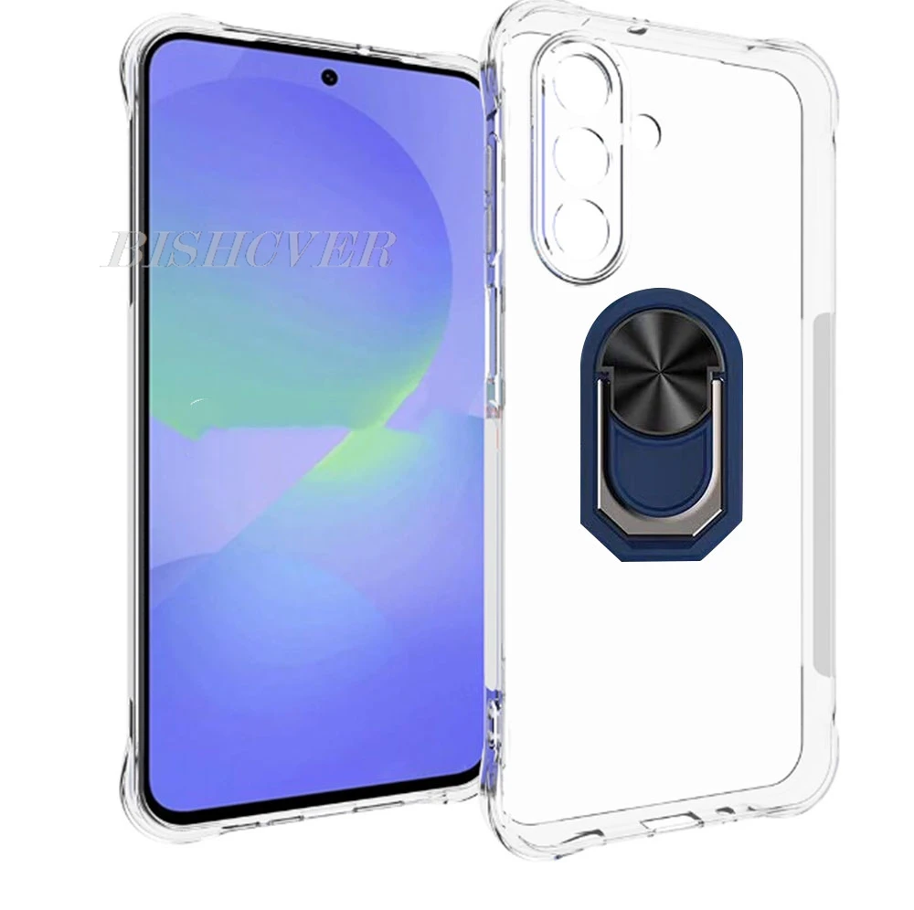 Фото Магнитный чехол для телефона Samsung Galaxy Wide 8 7 6 5 A Quantum 6 5 4 3 2 Buddy 3 2 Jean2 Jump Мягкий силиконовый чехол с кольцевым держателем №3