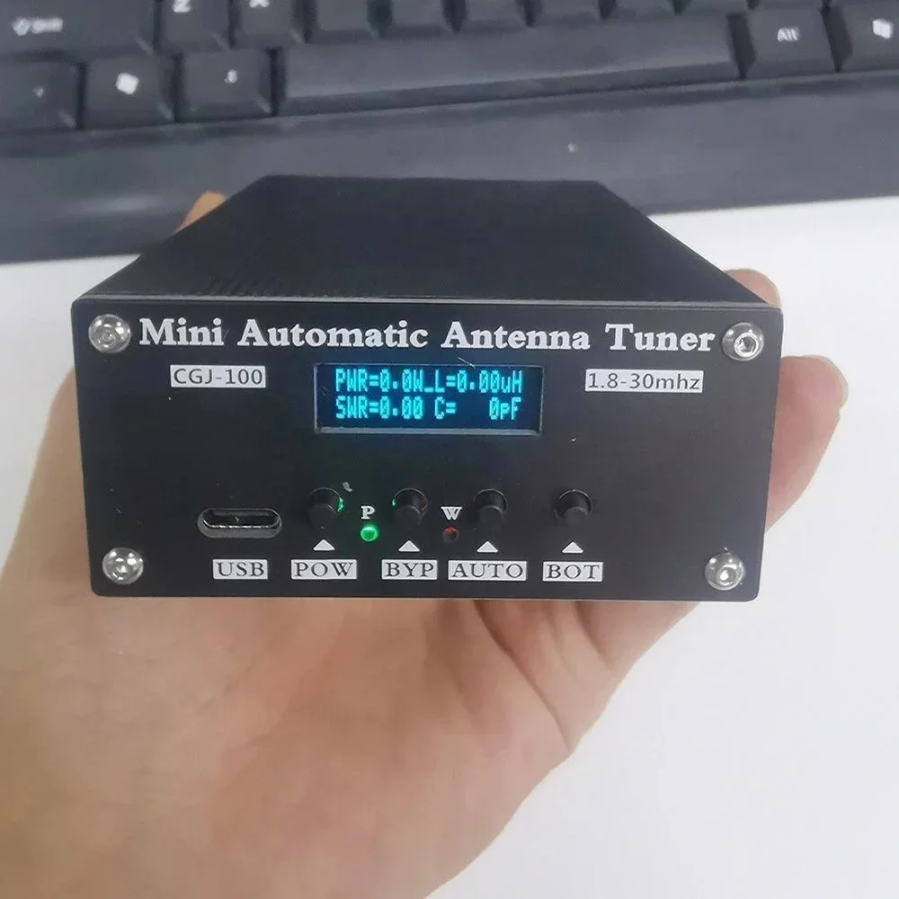 Sintonizador de antena automático ATU100 1 8-30 МГц/1 8-55 МГц 100 Вт с батареей комплект в салоне для
