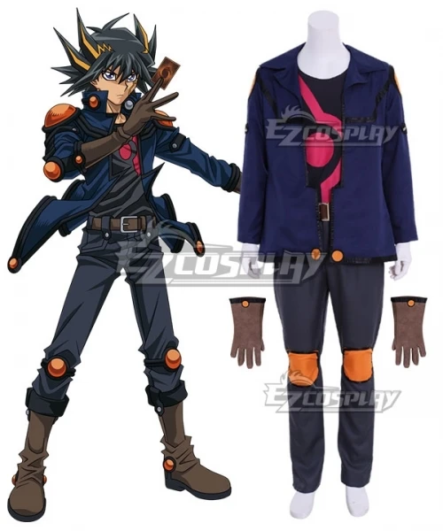

Yu-Gi-Oh! Yugioh Fudo Yusei Halloween Party Adult Men Women Outfit Suit Christmas Carnival Comic Suit Cosplay Costume E001