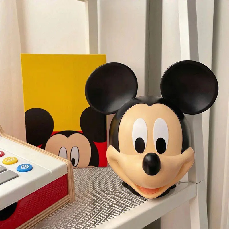 

Disney Mickey Mouse Donald Duck Action Figures Cute Cartoon Piggy Bank Kawaii Storage Tank Room desktop decoration Birthday Gift