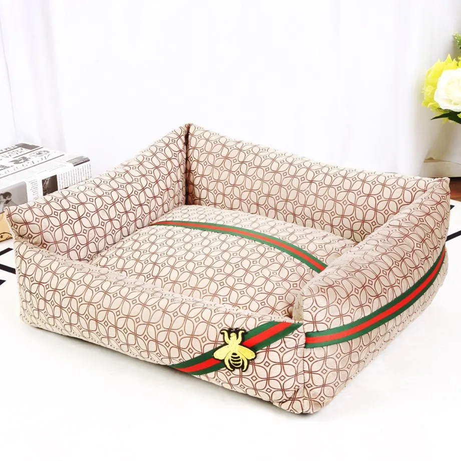 

Dog Bed Mat Kennel Soft Dog Puppy Pet Supplies Nest For Small Medium Dogs Winter Warm Plush Bed House Waterproof Cloth Pet Beds