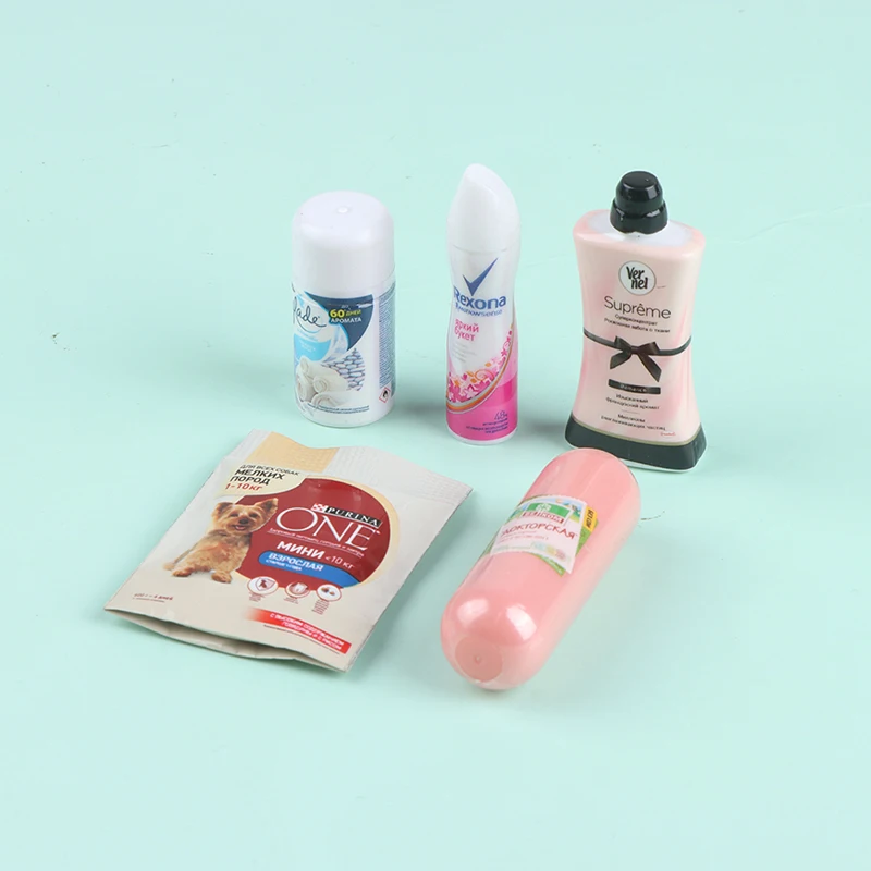 

1pc Random Doll House Supermarket Daily Necessities Miniature Food For Doll New Kitchen Decor Accessories