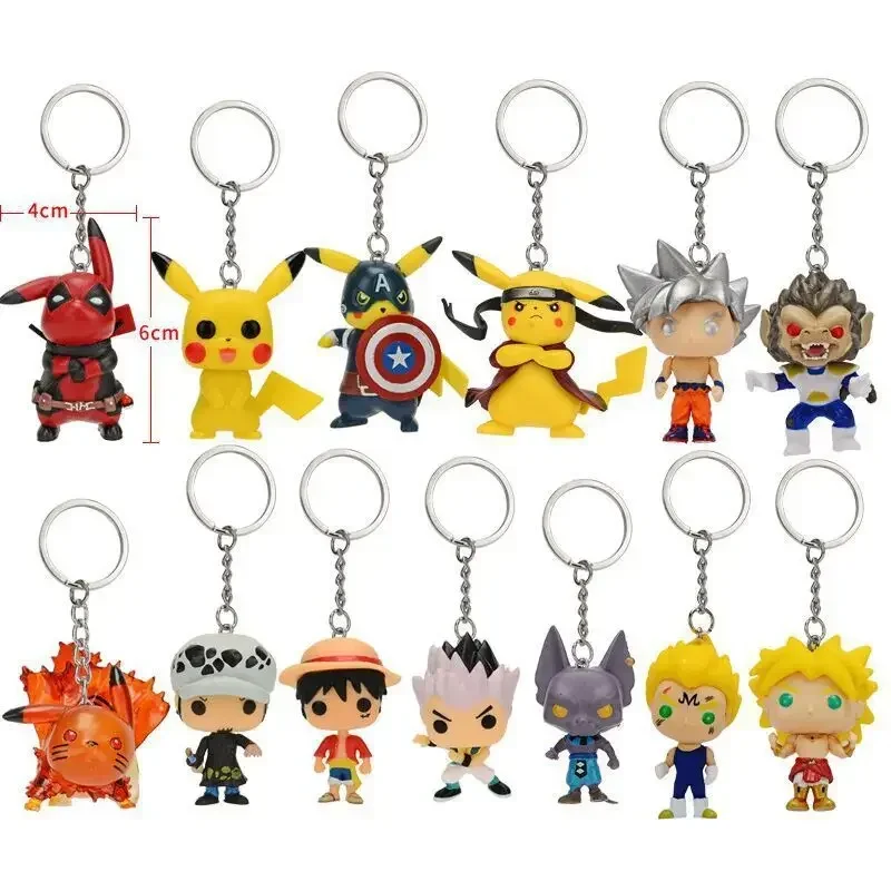 FUNKO Новое поступление брелок Пикачу тематическая серия Дэдпул Какаши брелки