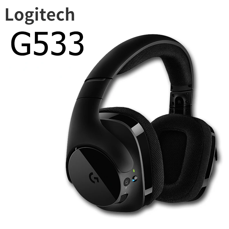 

Новая беспроводная стереоскопическая игровая гарнитура Logitech G533 DTS 7,1 SURROUND с микрофоном Подходит для компьютерных игровых плееров