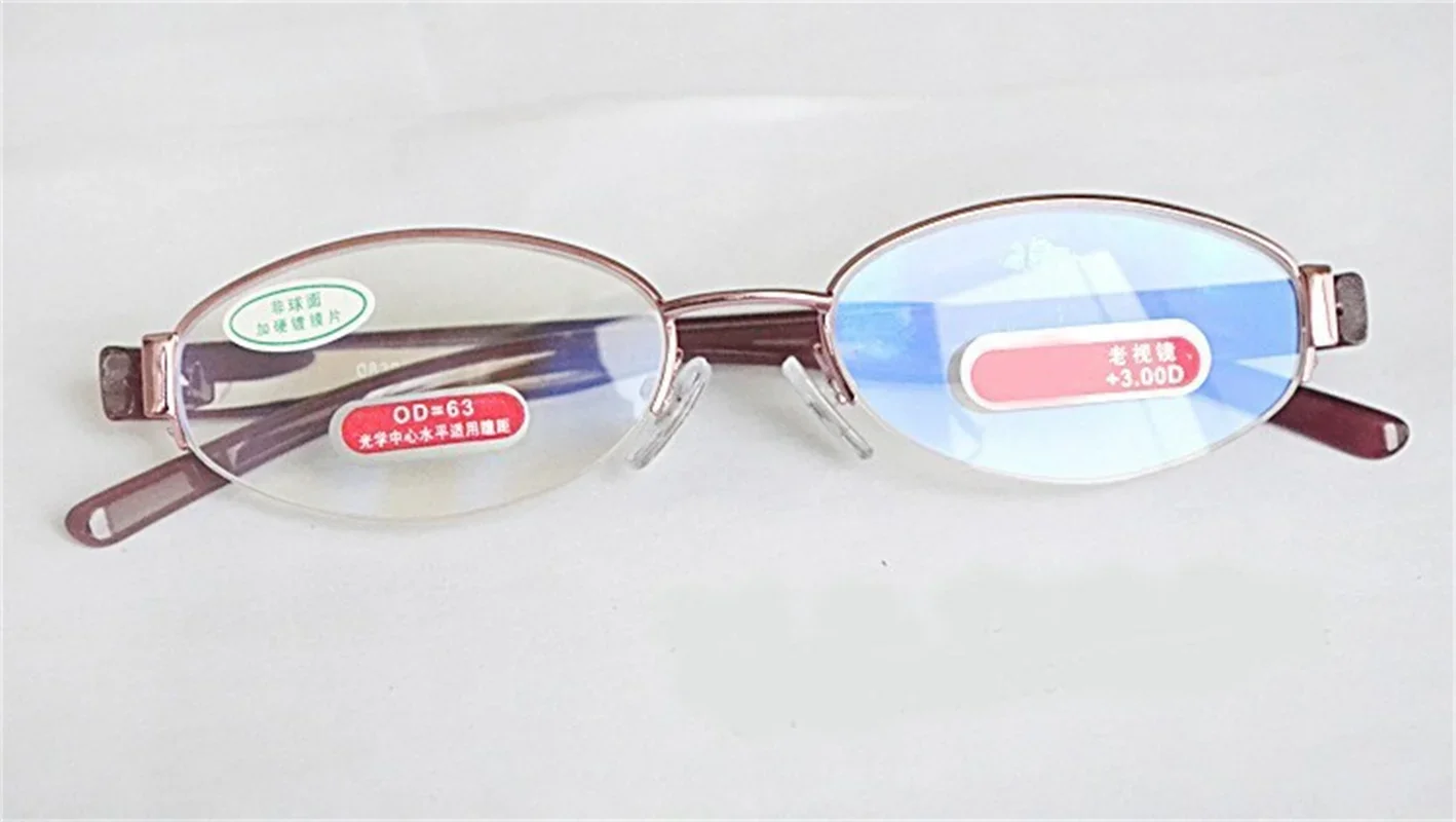 Полуободковые Модные женские очки для чтения TR90 супертонкая оправа + 4 5 6 7 to 13 Ochki