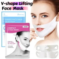 firming lift face mask chin lifting firming anti wrinkle anti aging v shaped moisturizing whitening facial mask skin care tool