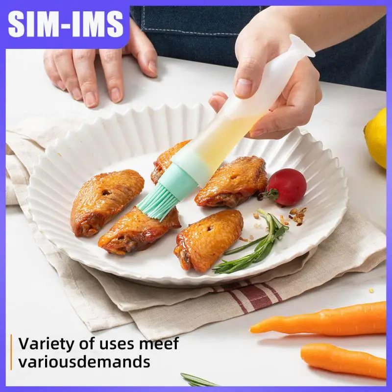 

Integrated Molding Not Easy To Break Oil Brush No Dirt Or Dirt Accumulation Barbecue Kitchen Utensils And Small Tools