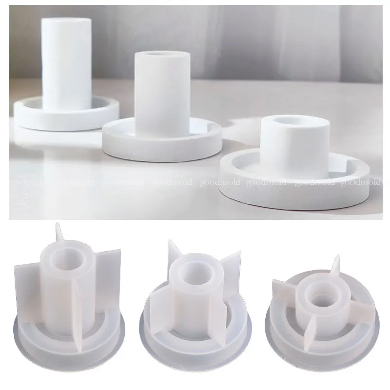 Mold Cylindrical Cement Concrete Candle Holders Silicone Mold Match Storage Cup Plaster Mould