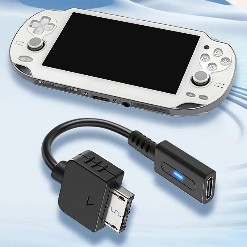 Фото Кабель USB-C PD (1/3 шт.) для контроллера Vita1000, адаптер для зарядки Type-C, светодиодный кабель-переходник для консоли PS Vita1000 №3