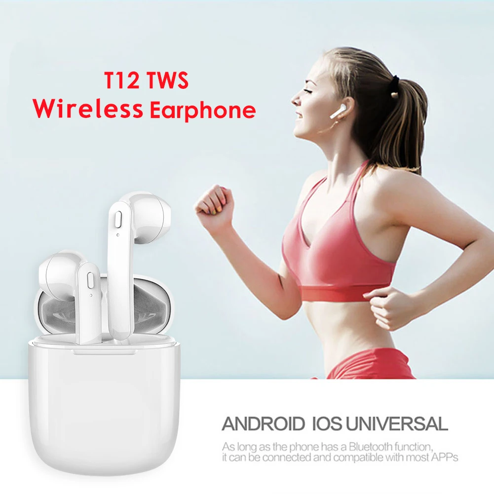 

Спортивные Беспроводные наушники для фитнеса стерео TWS Bluetooth-совместимые наушники беспроводные наушники с цифровым дисплеем зарядный чехо...