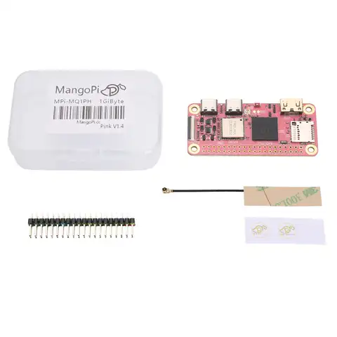 Новая демо-плата MangoPi MQ-Pro D1 RISC-V SBC 1 ГБ RAM с WiFi/BT Sakura Pink V1.4