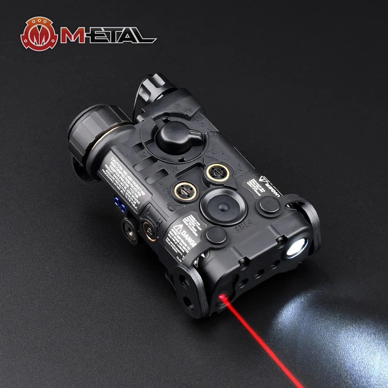 Nylon Tactical NGAL Red Laser Indicator Fully Functional Version Fit 20mm Picatinny Rail PEQ-15 DBAL-2 Airsoft Hunting Gun Light