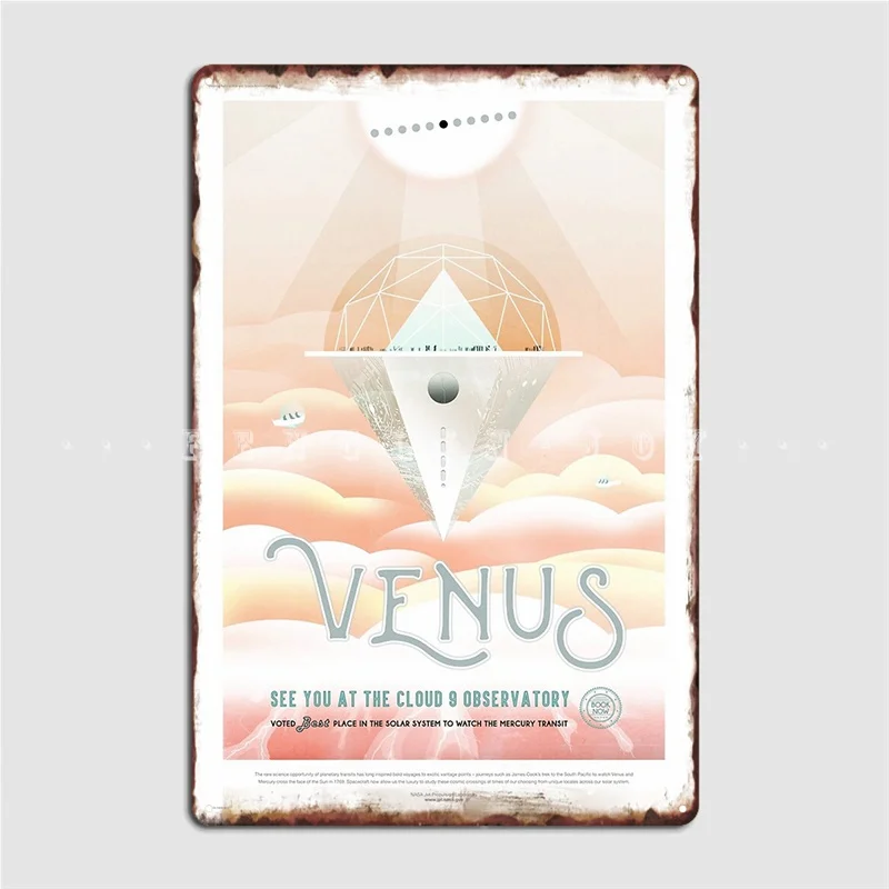 

Venus Travel Metal Sign Cinema Garage Bar Cave Create Plaques Tin Sign Posters