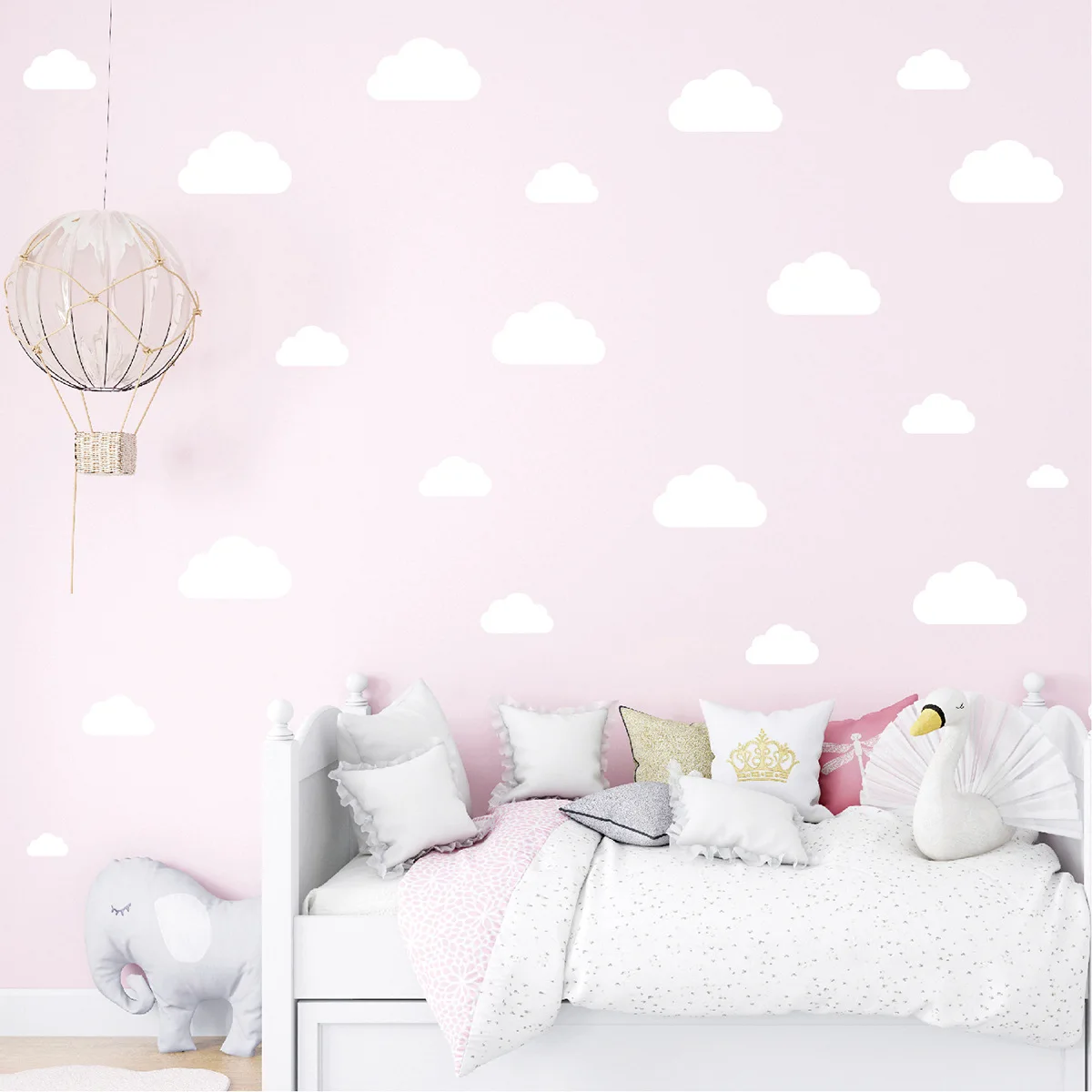 

Домашний декор, облако, наклейка на стену, эстетическое хлорирование, сделай сам, виниловая комната, небо, тематическая наклейка для мальчик...