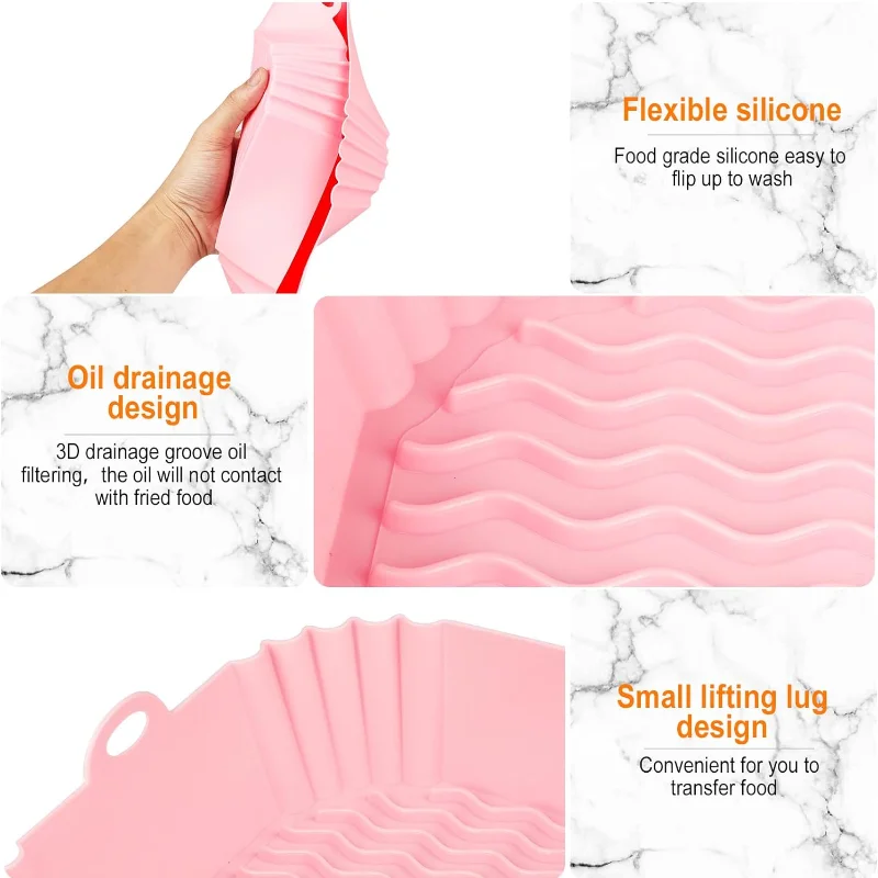 Силиконовые вкладыши для фритюрницы корзина аэрофритюрницы приспособления