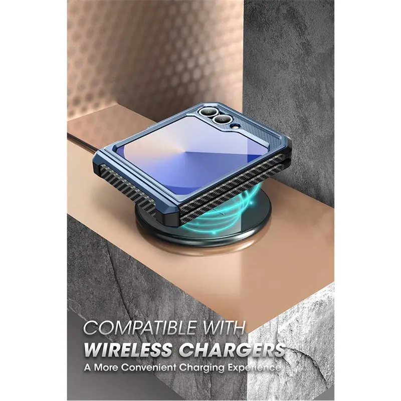 SUPCASE For Samsung Galaxy Z Flip 6/5 Case UB Pro защита шарниров двухслойный прочный защитный чехол с