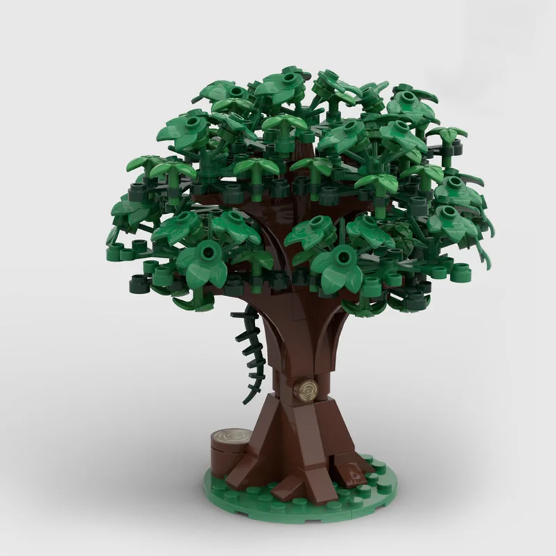 Набор строительных блоков MOC на заказ — миниатюрная модель средневековой