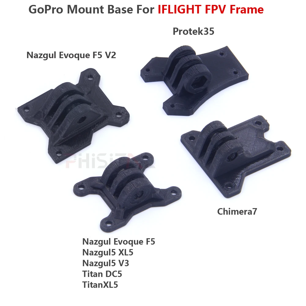 Крепление для камеры iflight nazgul evoque F5/nazgul5/titan XL5/Chimera/Protek35