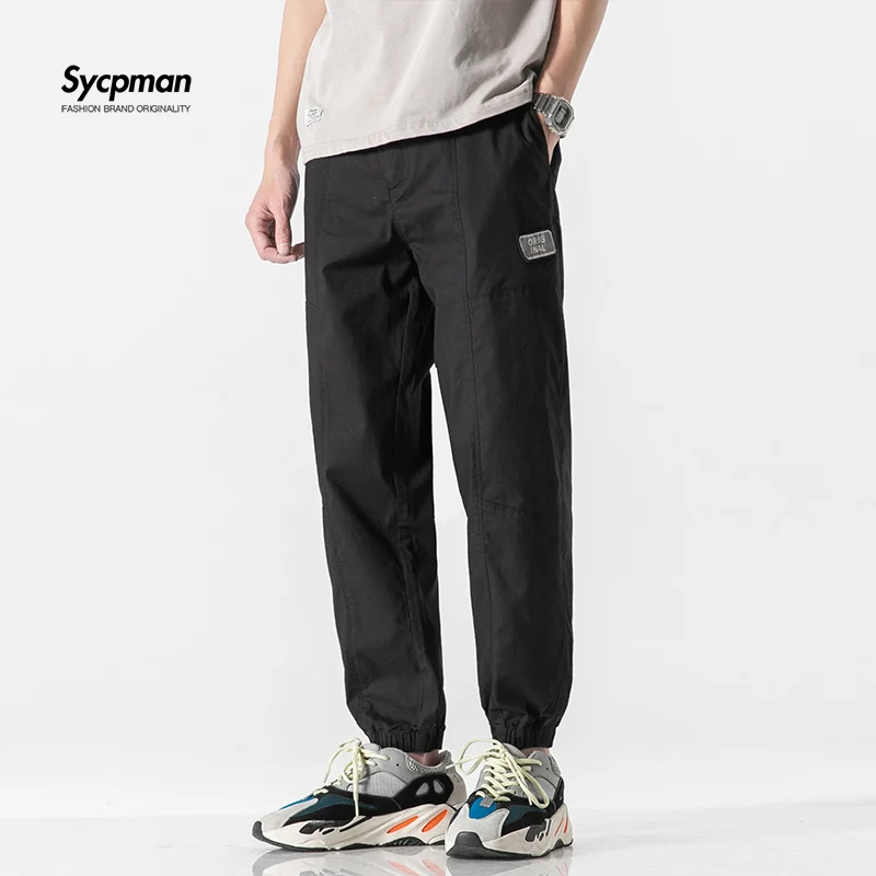 

Mens Loose Tooling Sportswear Pants Thin Japanese In Summer Spring and Summer Mens Fashion 2020