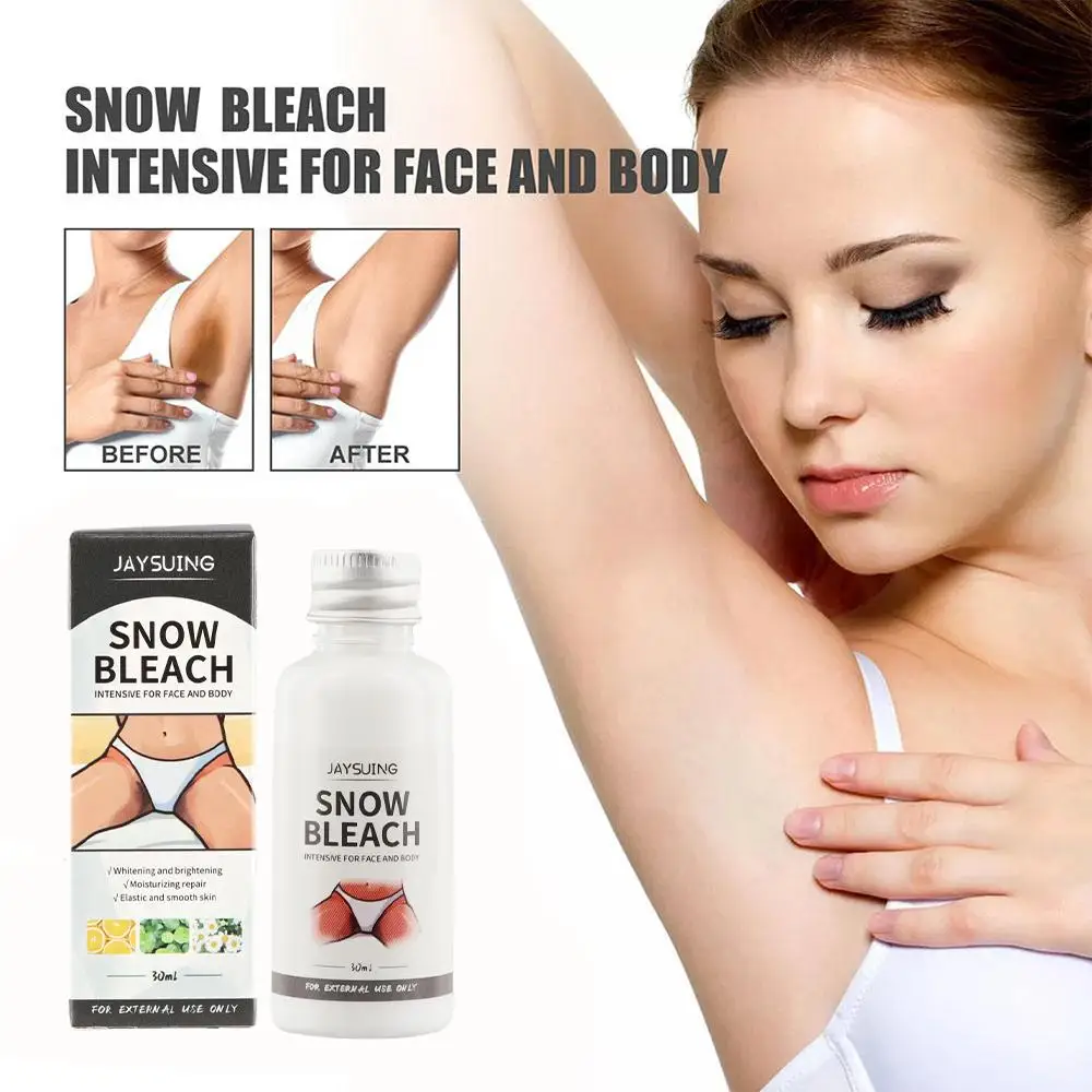 

30ml Whitening Cream For Dark Skin Armpit Lightening Intimate Areas Underarm Body Skin Care Glowhite Snow Bleach Cream Beau C2E1