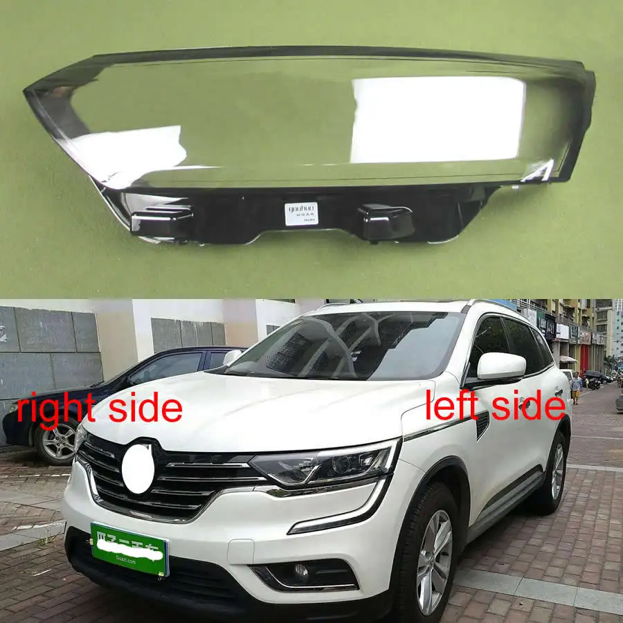

Накладка на переднюю фару для Renault Koleos 2016 2017, прозрачная накладка на переднюю фару