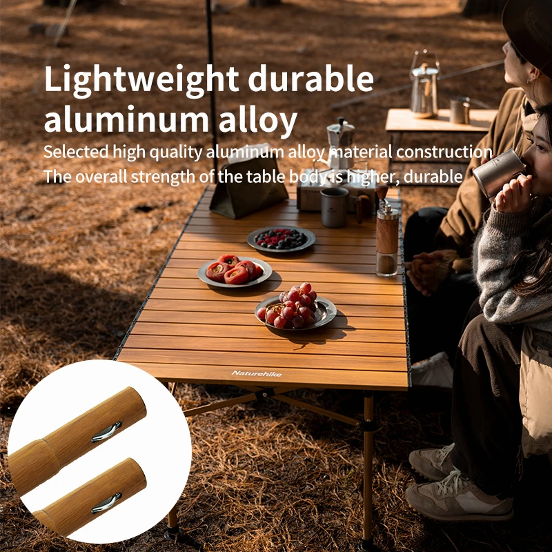 Naturehike складной стол из алюминиевого сплава уличный для яичного рулета кемпинга