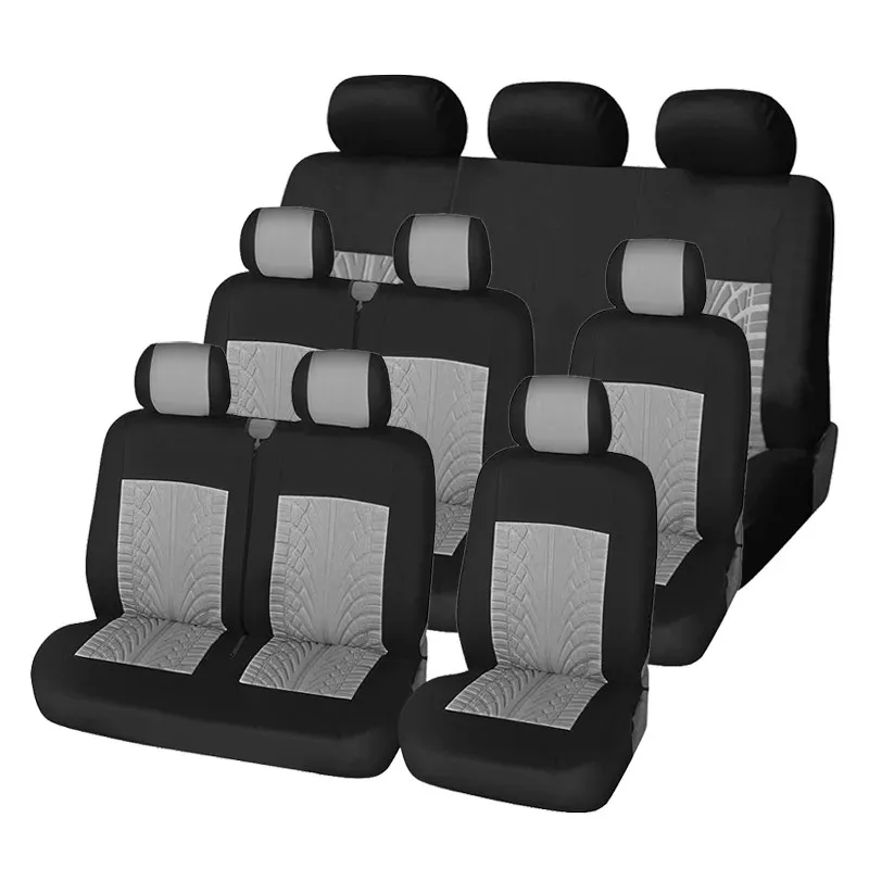 

9 Seater Bus Seat Covers High Quality Dirt Resistant Car Seat Protectors Multiple Colours
